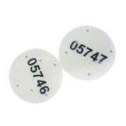  - Kazein jegy, sorszmozott - fehr - 50 db
